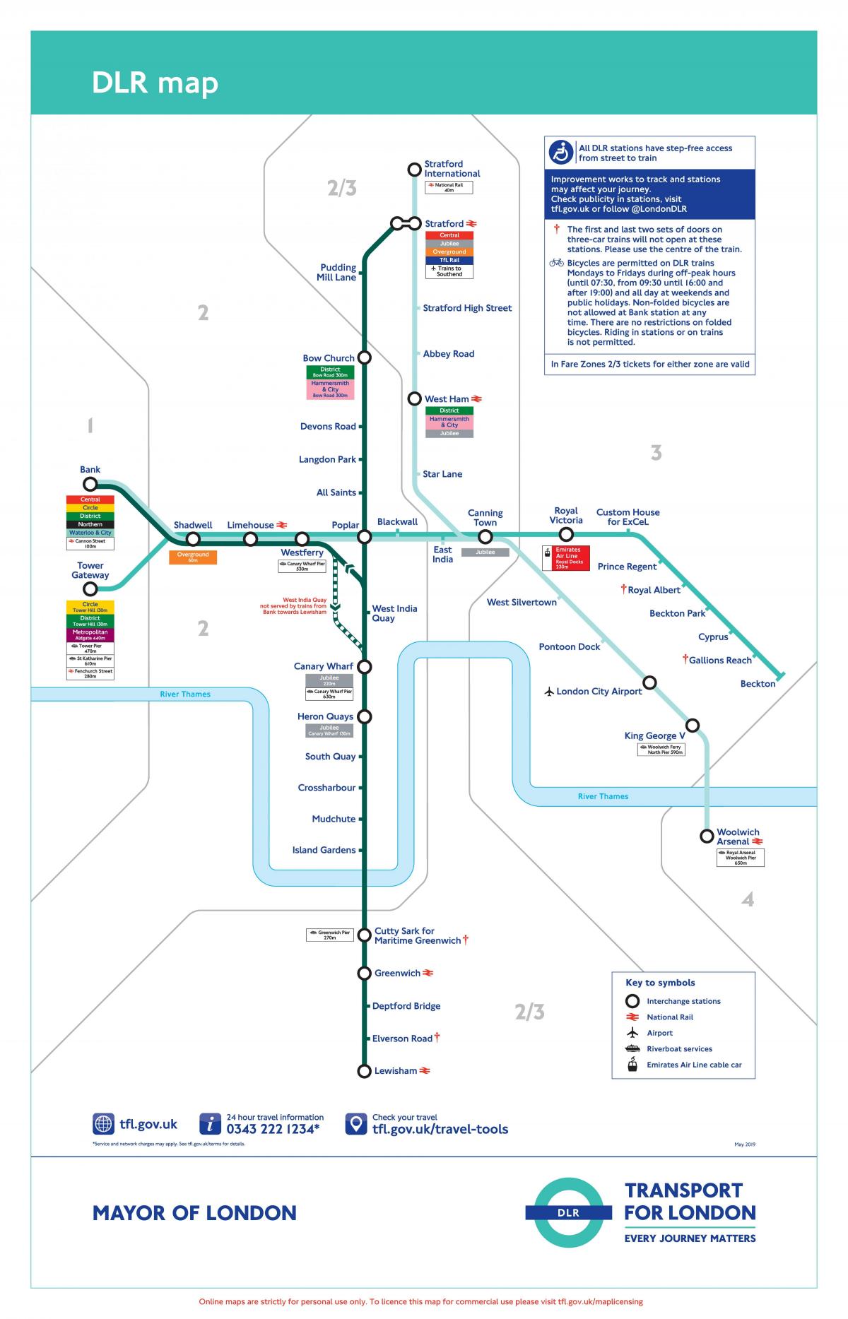 доклендское lekkie metro Londyn mapa