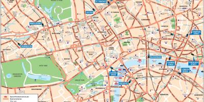 Londyn, Anglia mapa