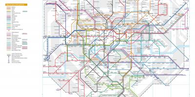 Dworzec mapie Londynu