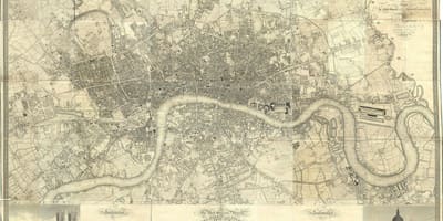Mapa wiktoriańskim Londynie