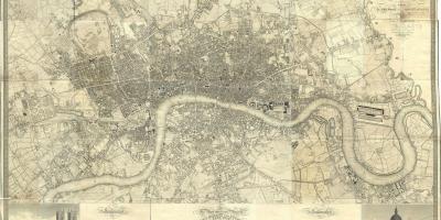 Mapa wiktoriańskim Londynie